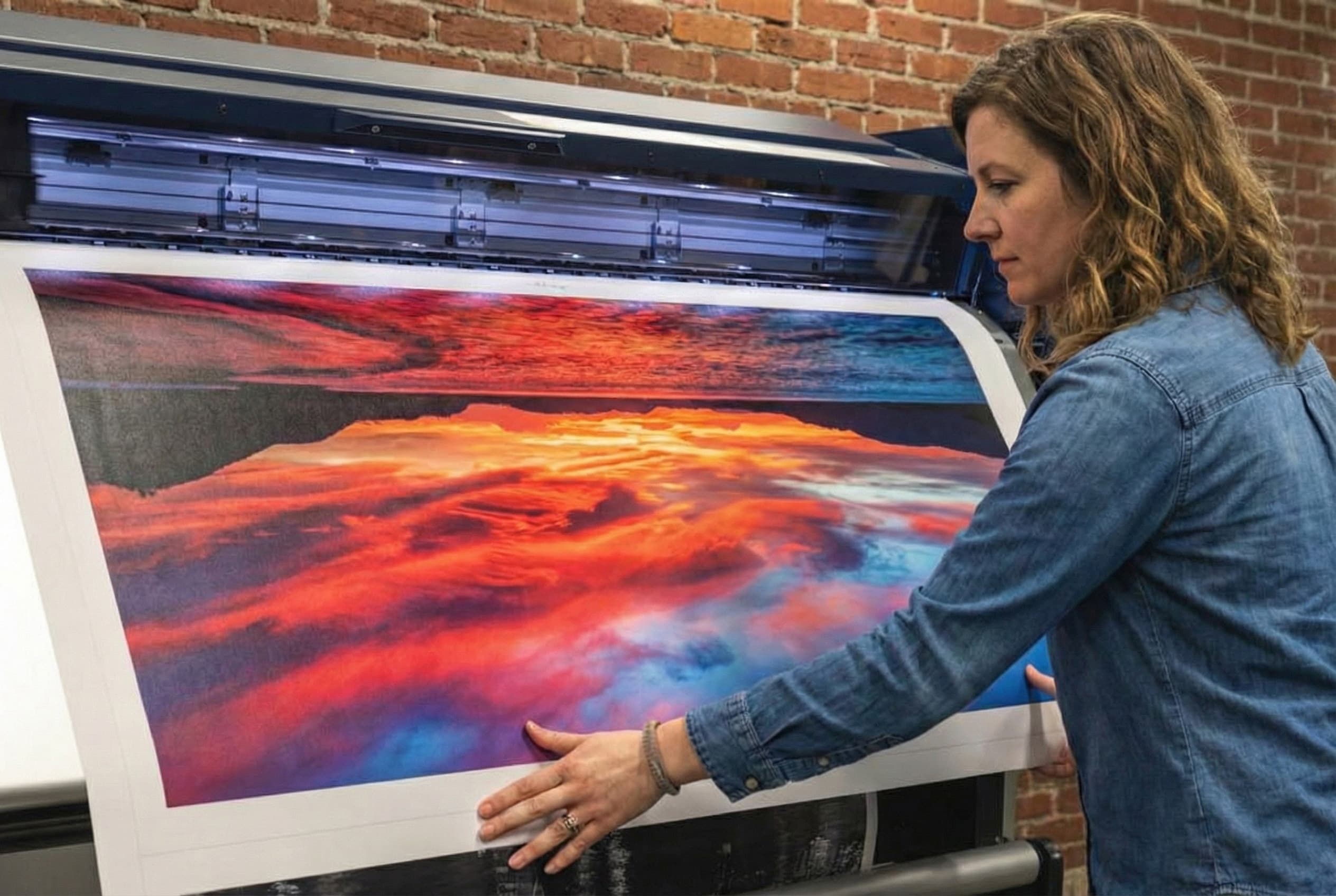 Fine art giclée print quality